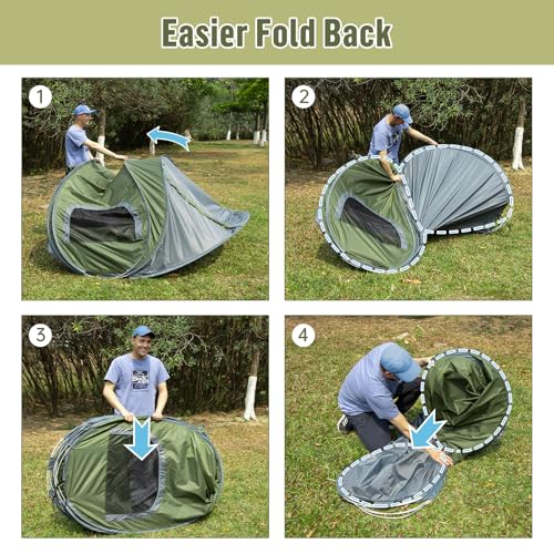 2 Person Waterproof Instant Pop-up Camping Tent L8989