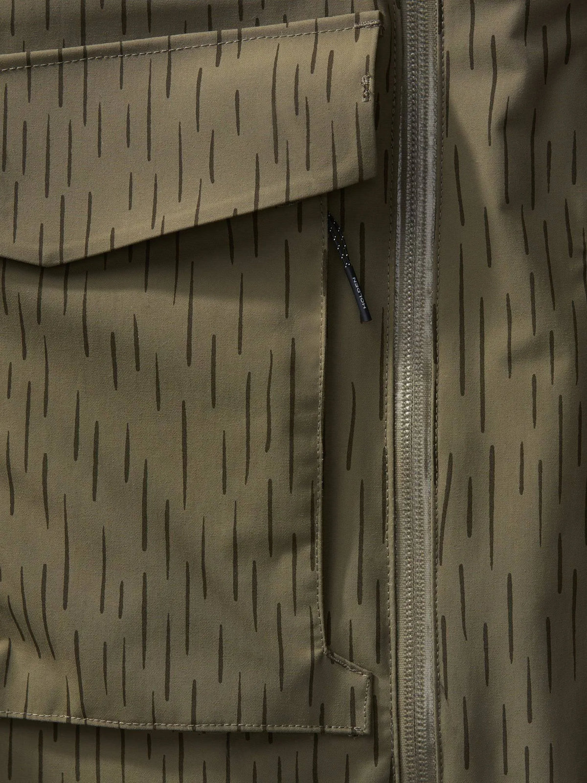 Large Stone Green Raindrop Camo Jacket E407