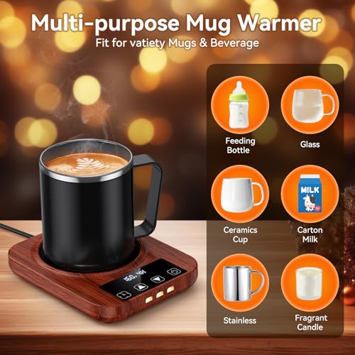 Electric Coffee Mug Warmer with 16oz Heated Mug M9297