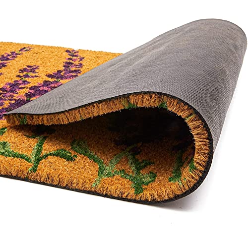 Lavender Coir Door Mat 17x30 inches D149694