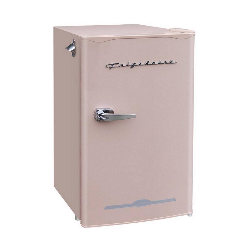 3.2 Cu. ft. Retro Mini Fridge in Coral Pink M764198