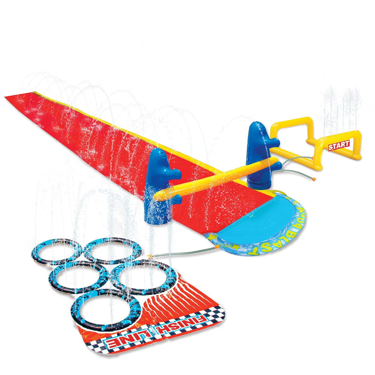 2-in-1 Obstacle Course Water Slide S662