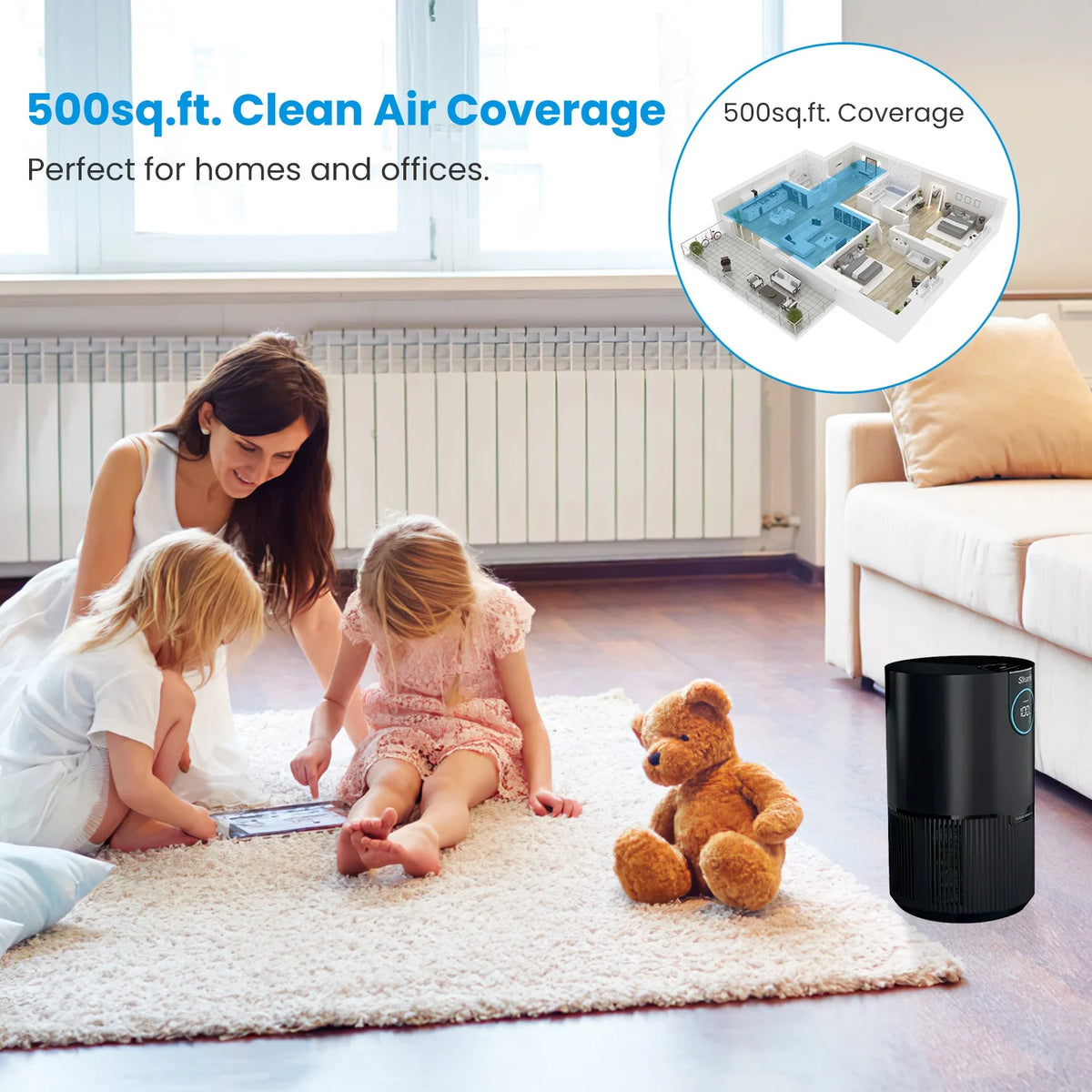 Refurbished Air Purifier with HEPA Filter Q965968