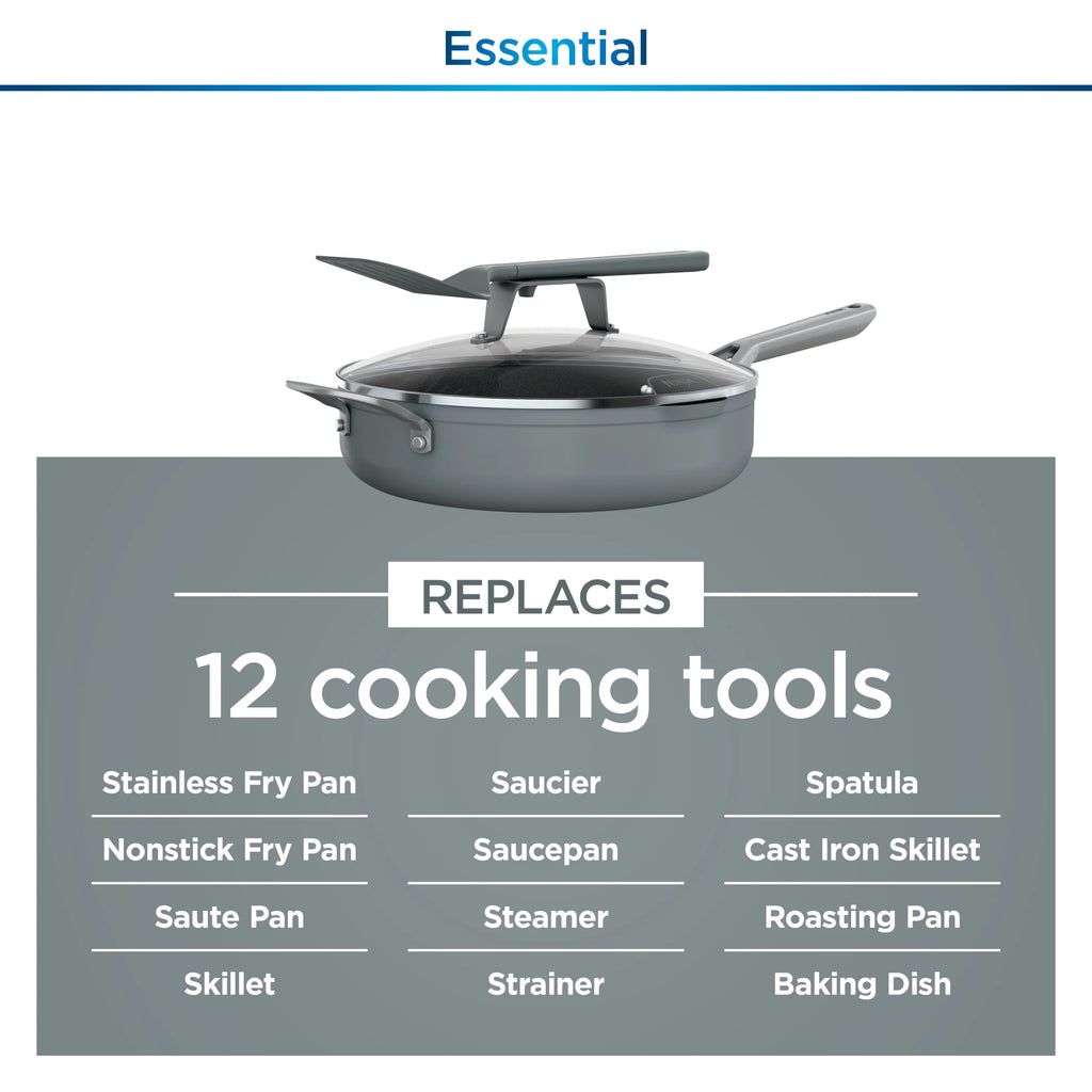 Sea Salt Grey Non Stick Pan N66606