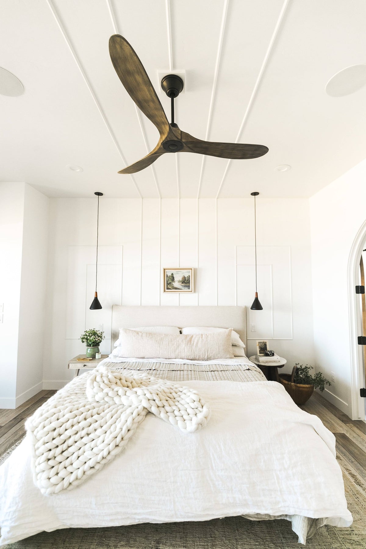 Aged Pewter Ceiling Fan Z925