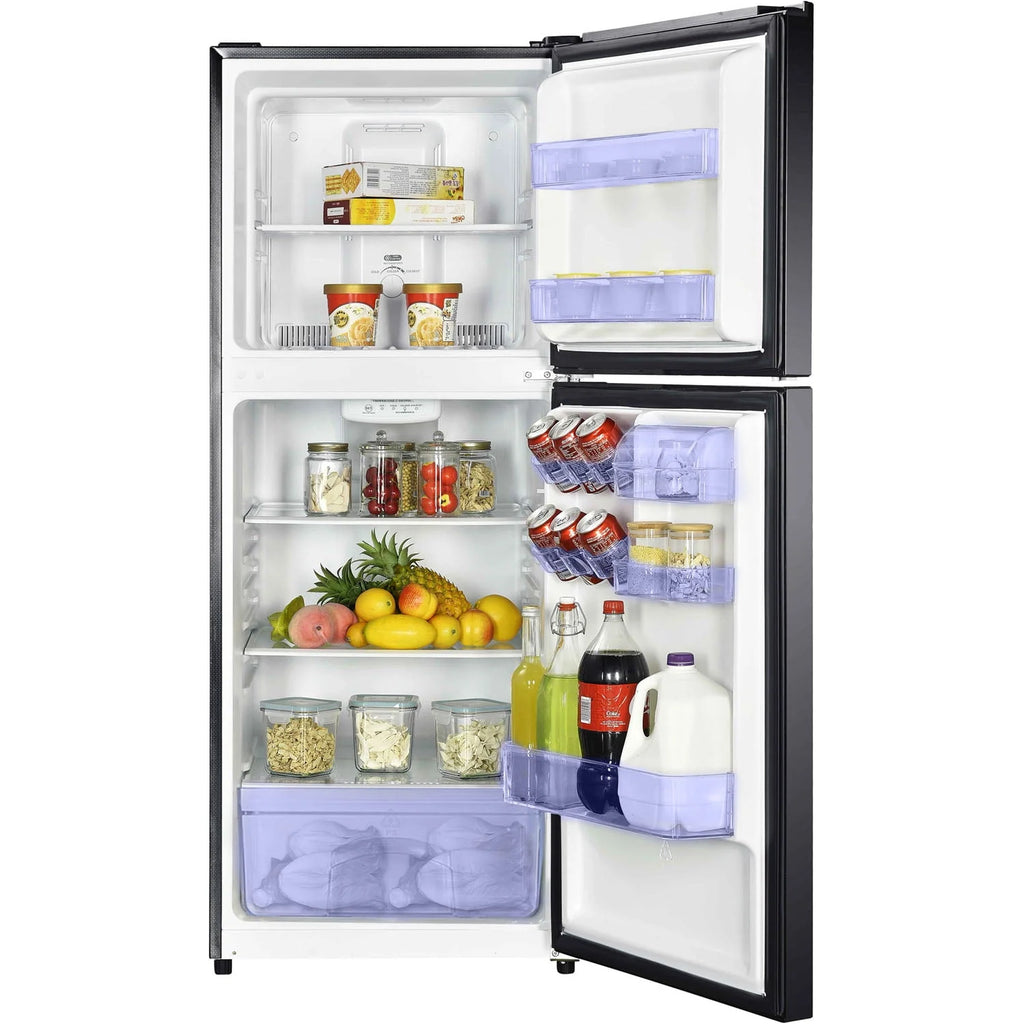 10.1-Cu. Ft. Black Refrigerator with Top-Mount Freezer U737