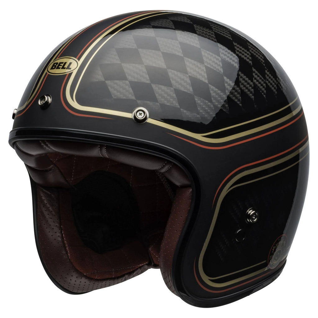 Black/Gold Jet Helmet T831