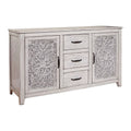 Wooden Dresser with 2 Cabinets and 3 Drawers Y2194