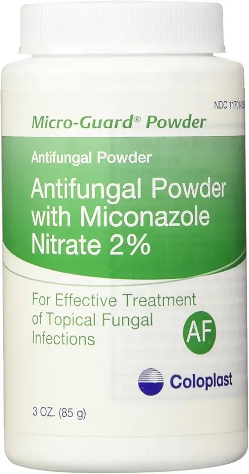 Antifungal Powder with Miconazole Nitrate 2% 3 oz Pack of 6 Y71027