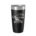 Black Insulated Laser Engraved Travel Mug 20 oz K611409