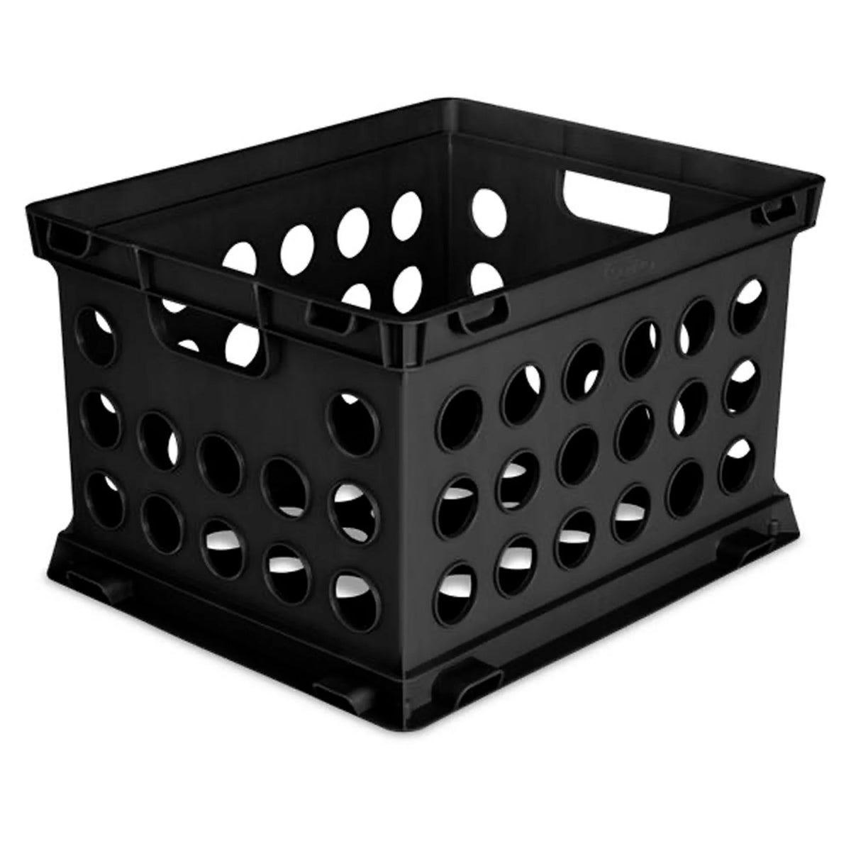 Stackable Storage Crate Organizer Bins with Handles, 18 Pack M165