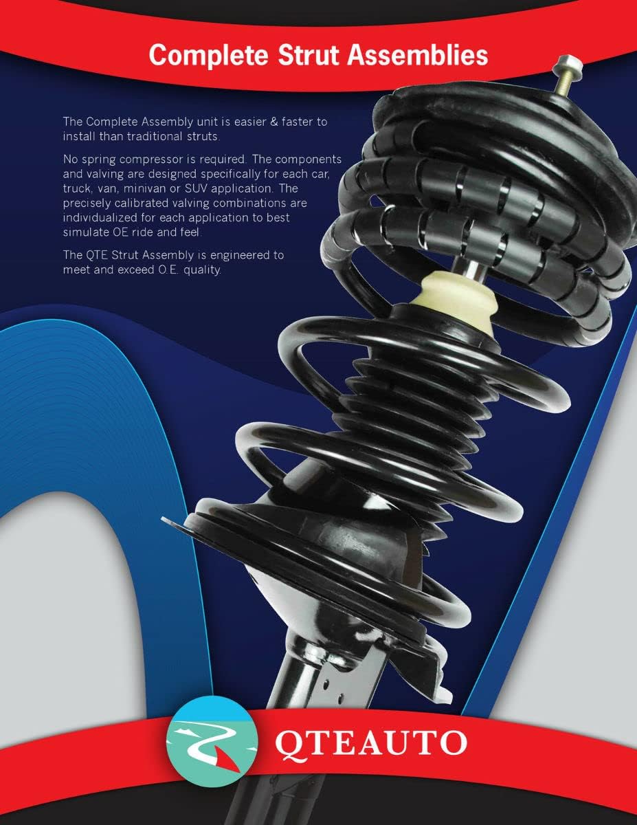 Front - Rear Set of 4 Quick Complete Strut-Shock J406
