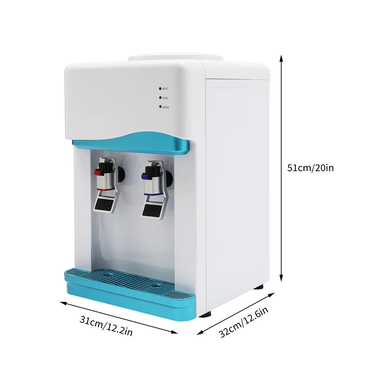 Hot & Cold Water Cooler Dispenser with Child Safety Lock J79565
