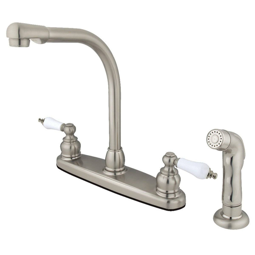 Oil Rubbed Bronze Kitchen Faucet with Sprayer S5103