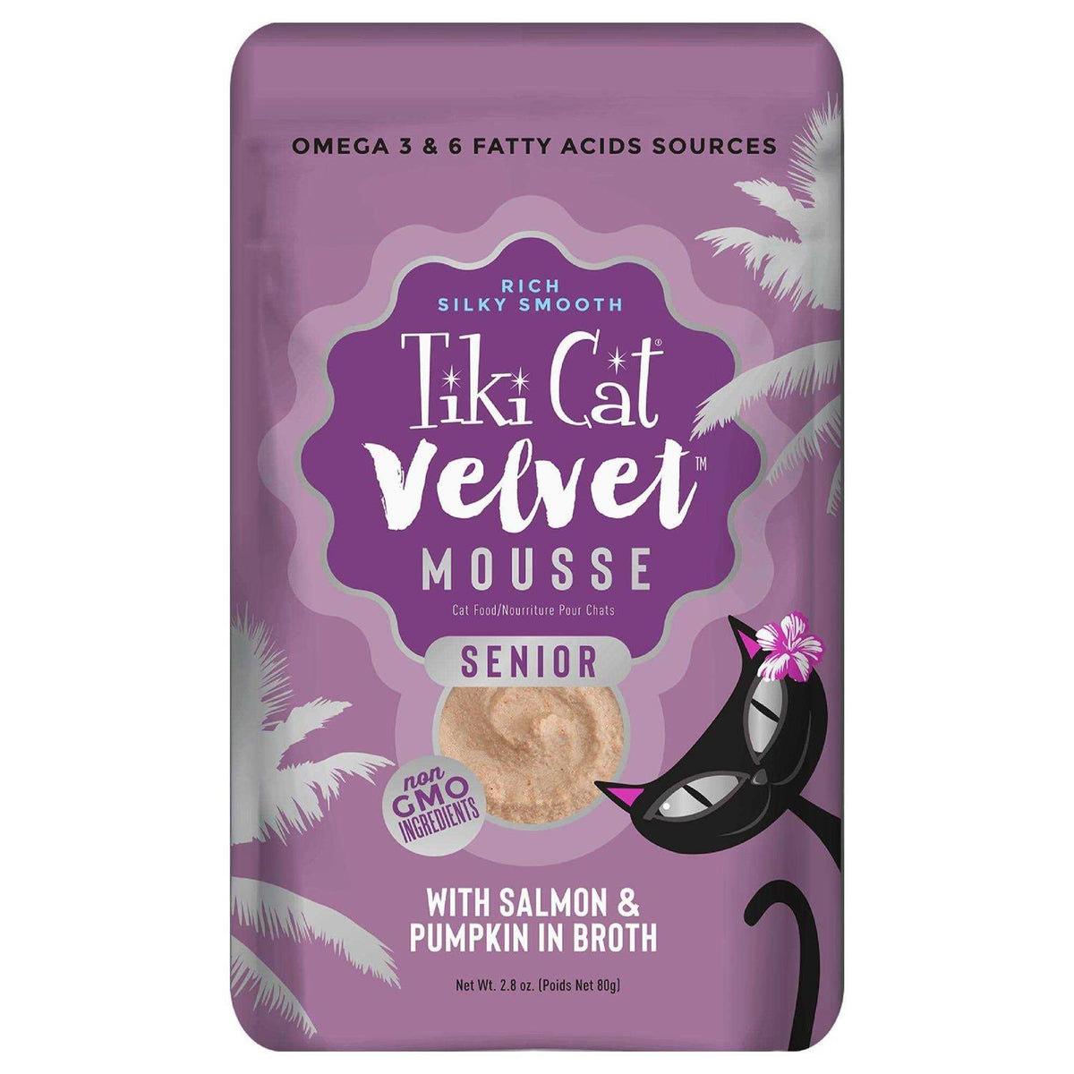 Tiki Cat Velvet Mousse Senior Salmon Wet Food B575