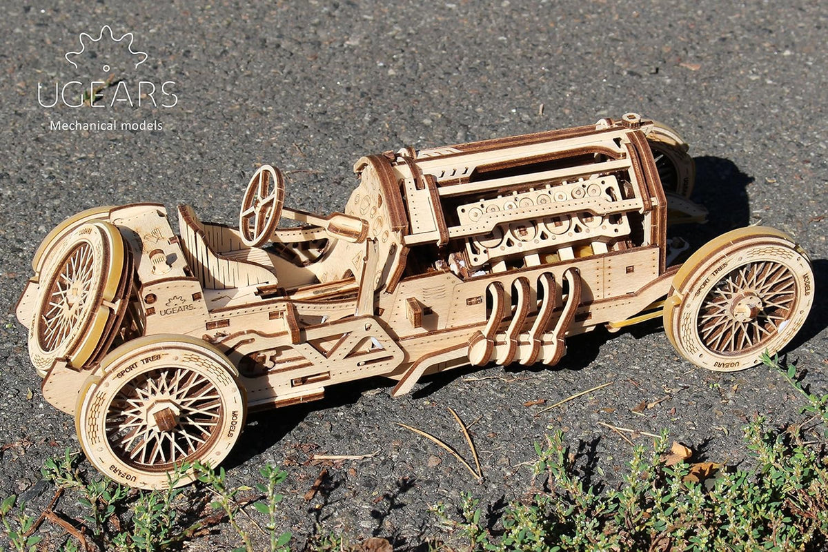 3-D Wooden Puzzle Grand Prix Car Pack of 2 Z797