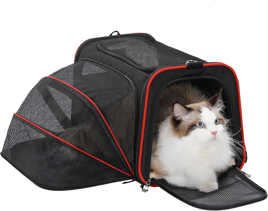 Expandable Soft-Sided Pet Travel Carrier F9704