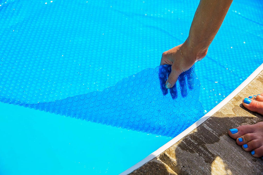Blue 20 ft. x 50 ft. Rectangle Solar Cover C78842