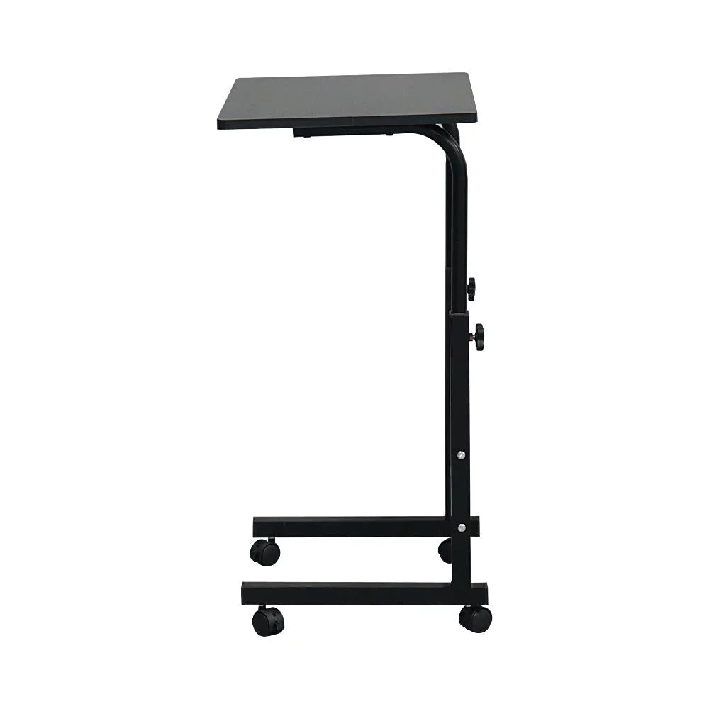 Black Mobile Laptop Desk Adjustable Side Table X3352