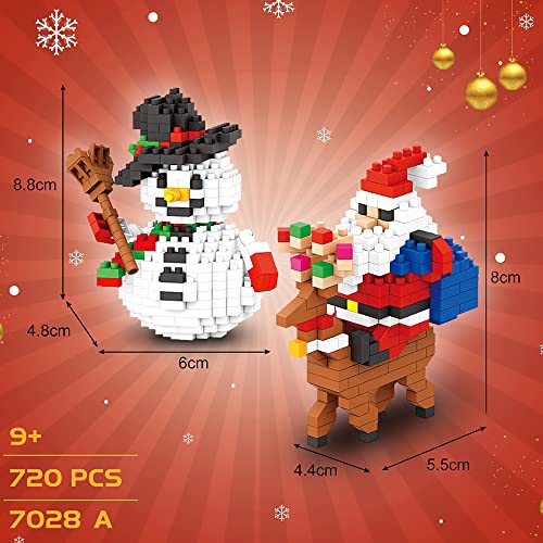 720 Pieces Christmas Building Block Set F65308