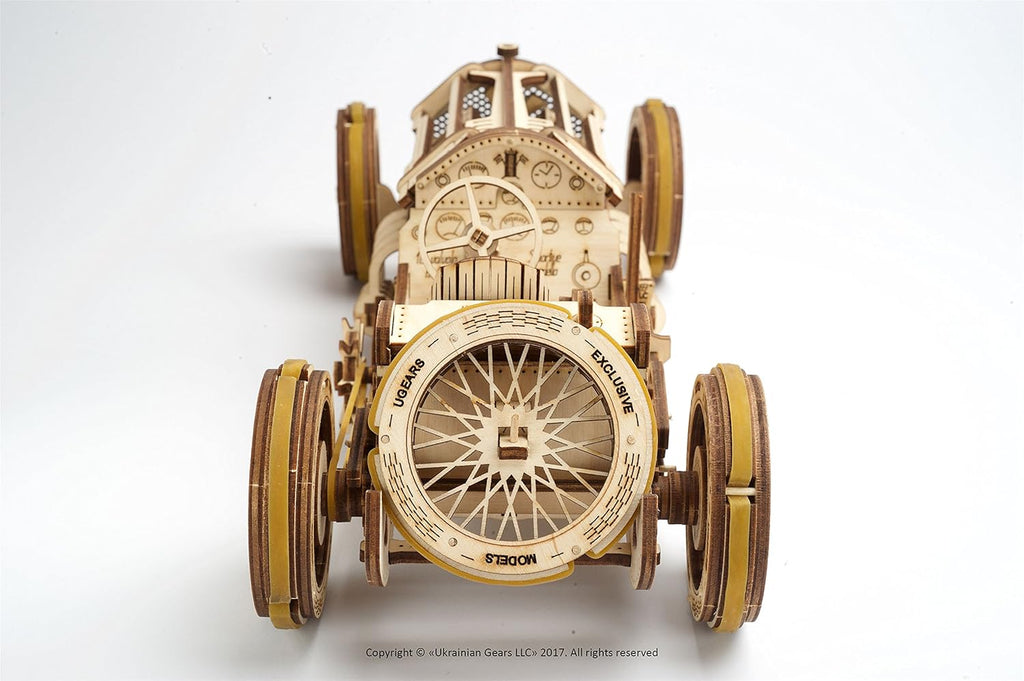 3-D Wooden Puzzle Grand Prix Car Pack of 2 Z797