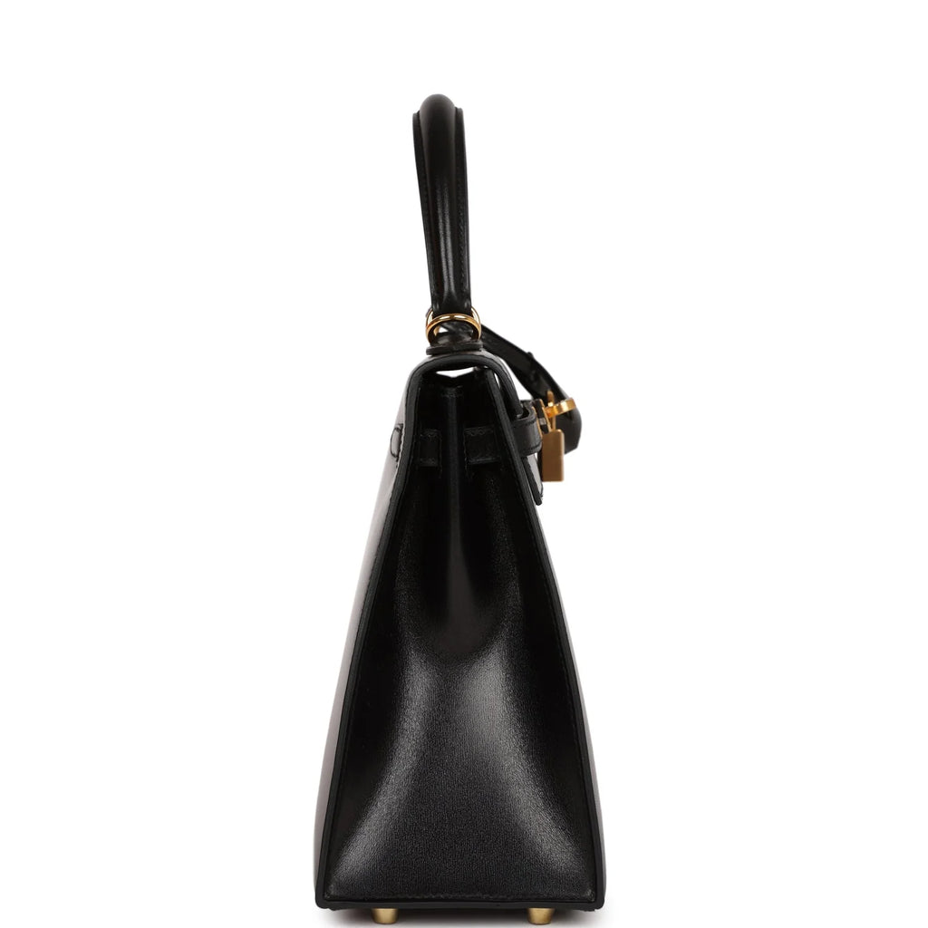 Black Leather Bag B966