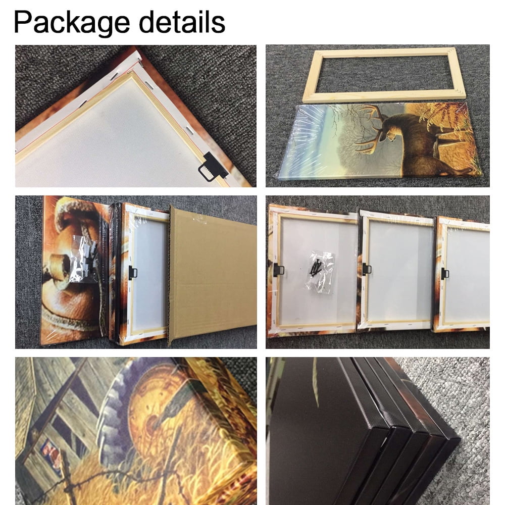 3PCS Framed Canvas Wall Art Set O485