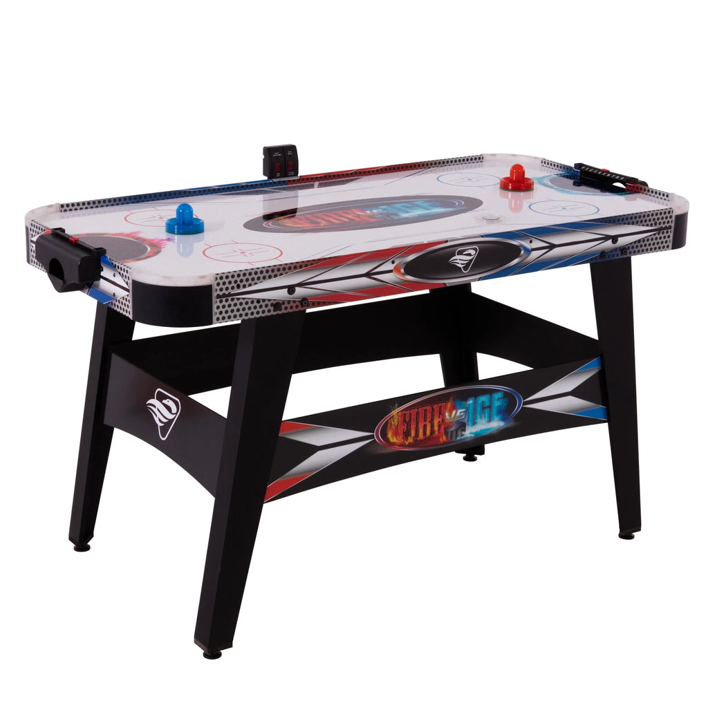 54 LED Air Hockey Table with 2 Pushers and Puck D32505