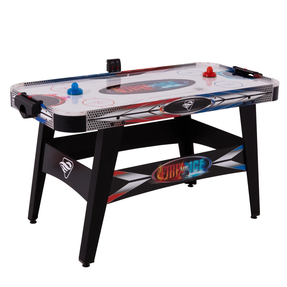 54 LED Air Hockey Table with 2 Pushers and Puck D32505
