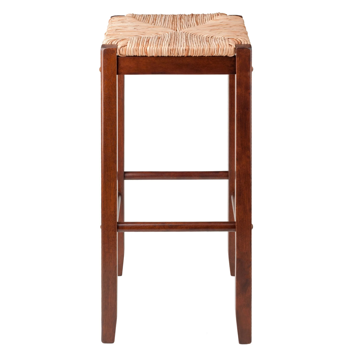 Walnut Finish Wood Bar Stool Set D966891