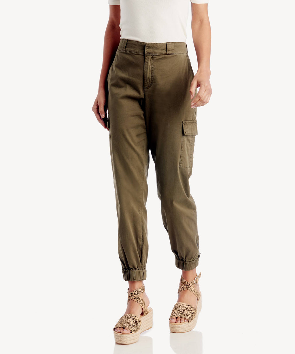 Green Women's Cargo Pants O825