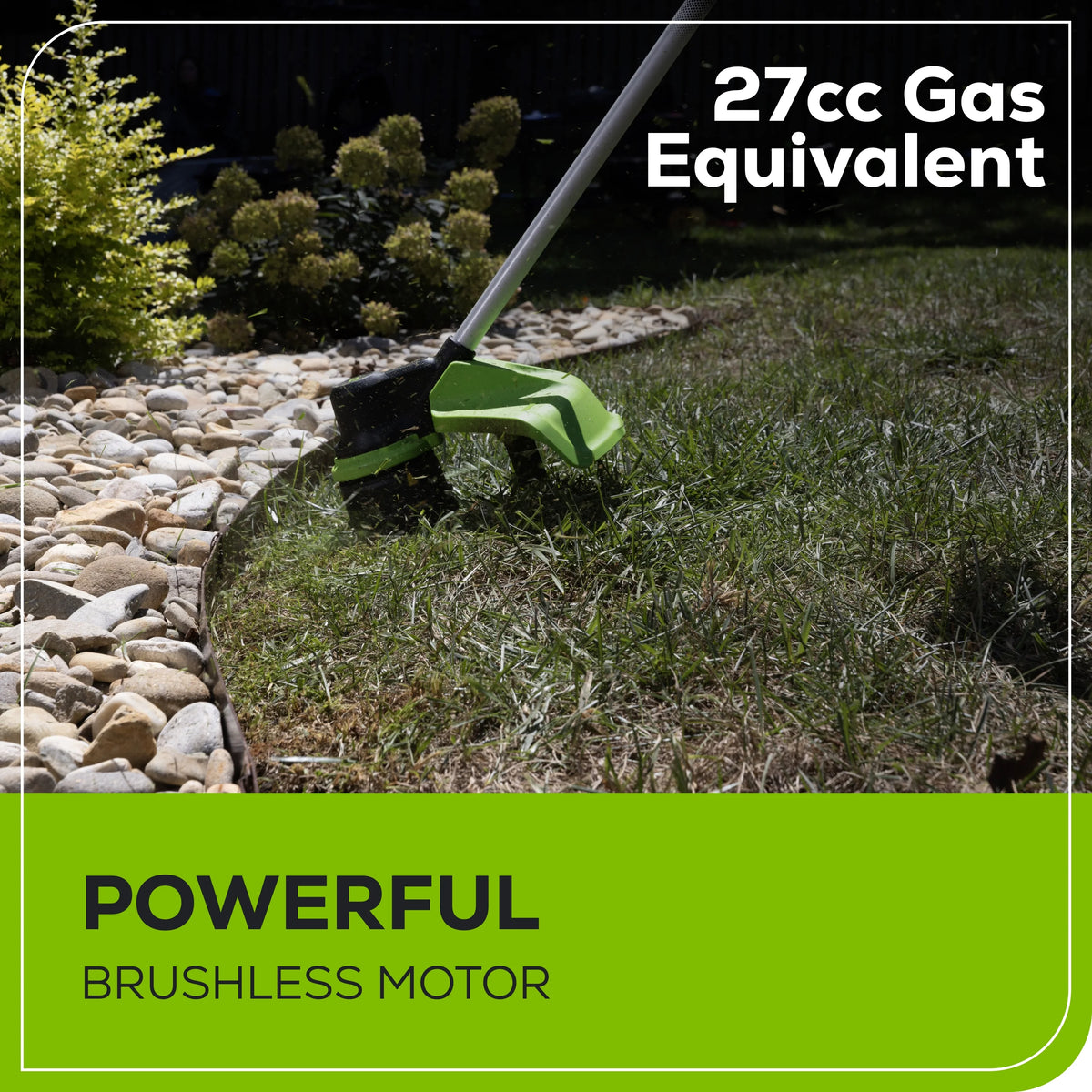 60V 16" Front Mount String Trimmer with 2.5Ah Battery & Charger Z58957