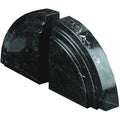 Black Zebra Marble Arch Bookends V65993