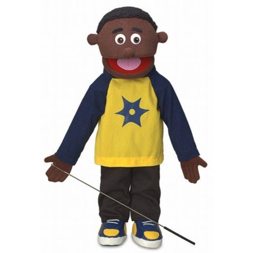 Black Full Body Ventriloquist Style Puppet J21884