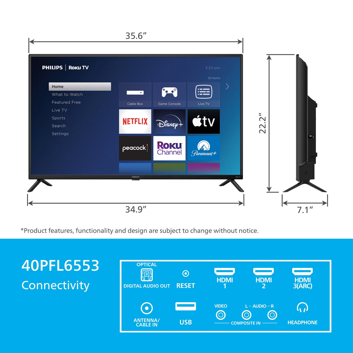 40 Class FHD Smart LED TV S60704
