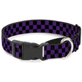 Black Purple Martingale Dog Collar M34278