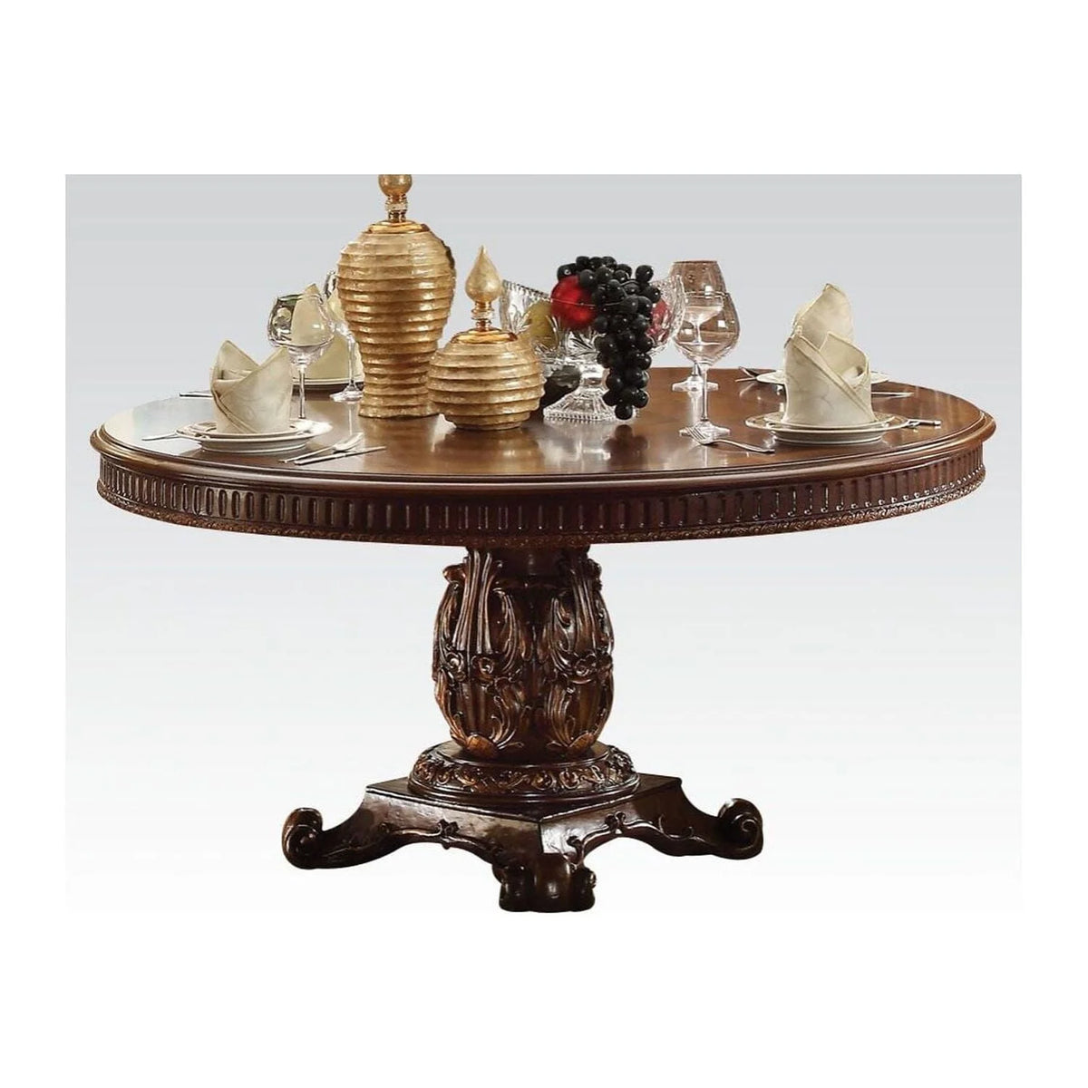 Cherry Pedestal Dining Table V392