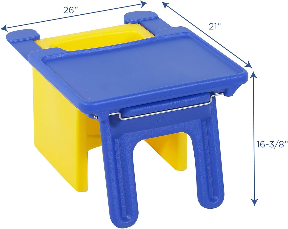 Cube Chair to Kids Desk and Chair Set Z8903