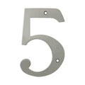 6 in. House Numbers, Satin Nickel - Solid Brass U56390