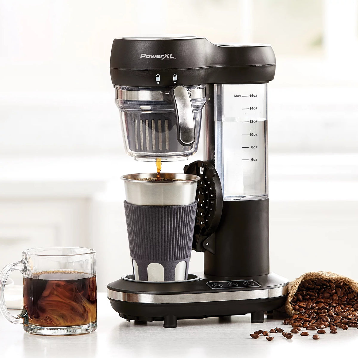 Automatic Single-Serve Coffee Maker with 16-Oz B95949