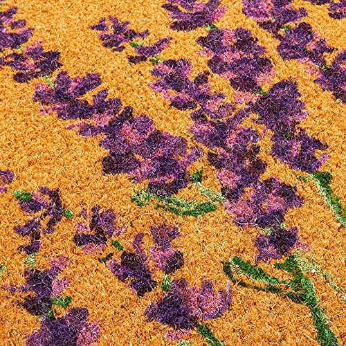 Lavender Coir Door Mat 17x30 inches D149694