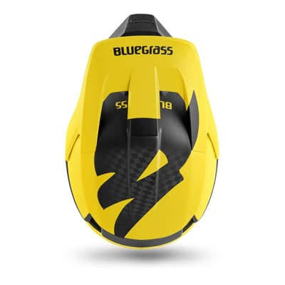 Black/Yellow Carbon Helmet M832