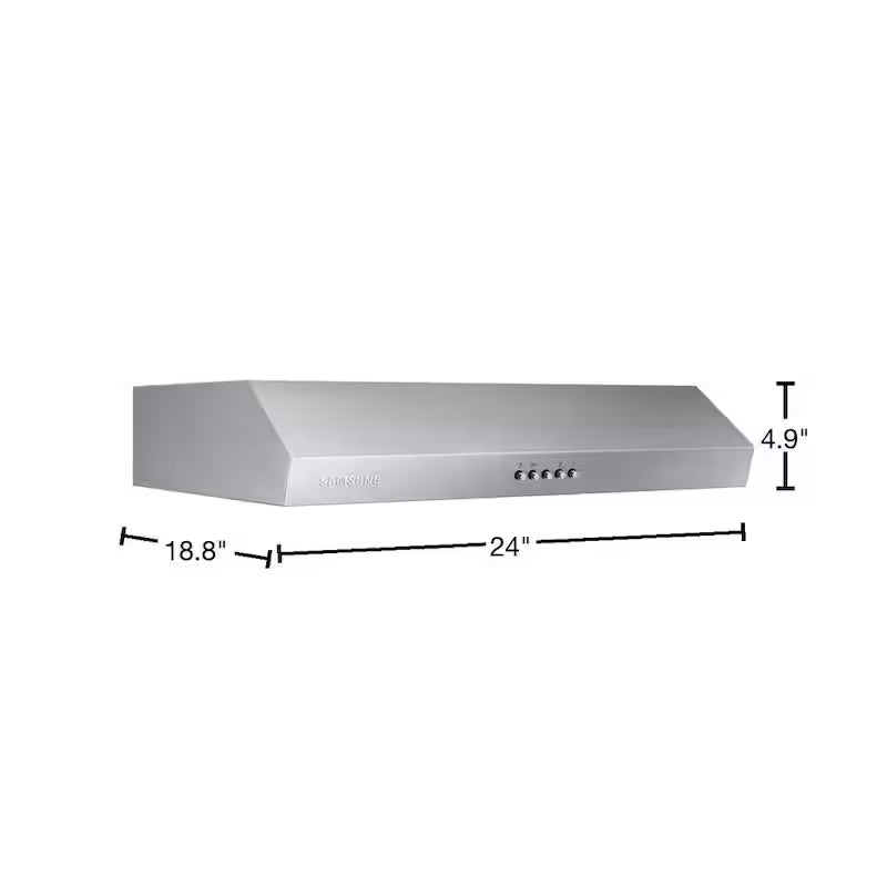 24 in. Convertible Under Cabinet Range Hood in Stainless Steel V7047