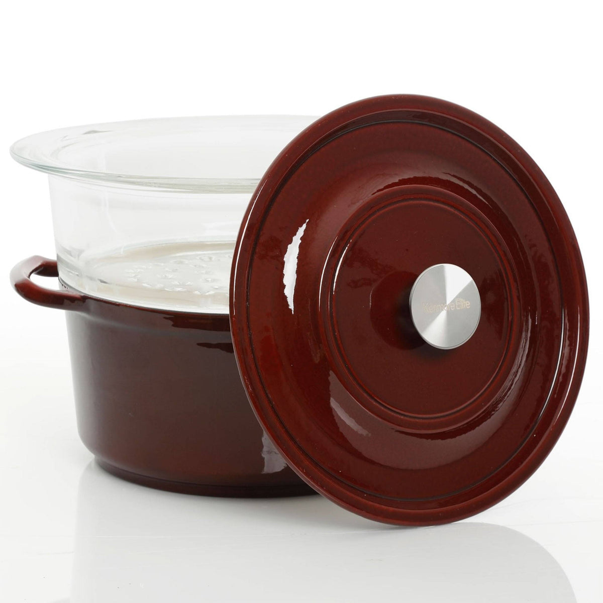 5qt Casserole with Glass Steamer U42781