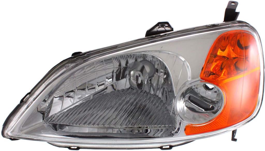 Headlight Assembly for Honda Civic 2003 Driver Side Pack of 2 K31808