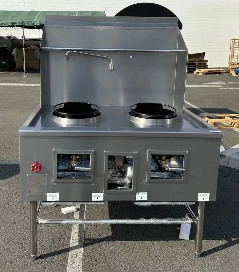 2 Ring Chinese Wok Range Natural Gas D69604