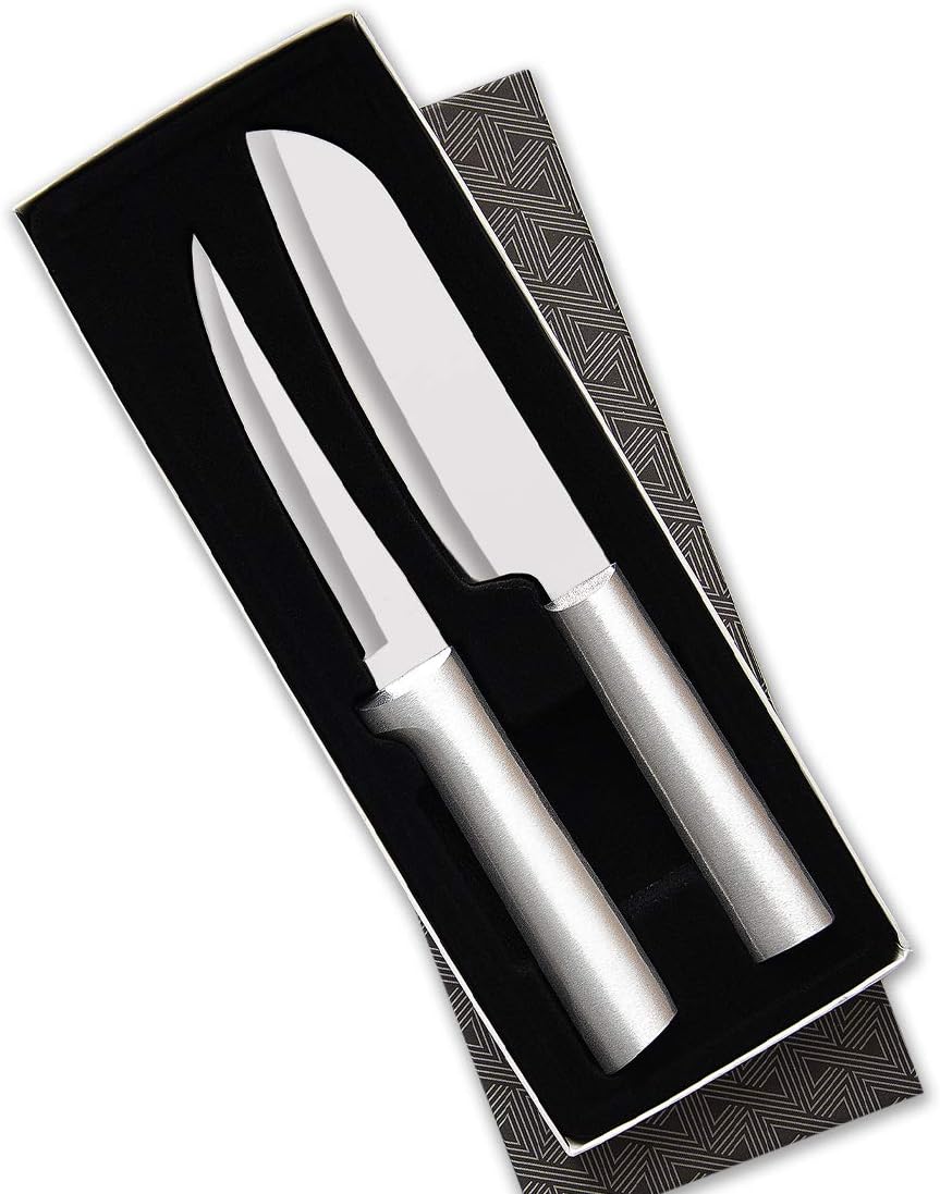 Two Piece Stainless Steel Knife Set, 8 Inches A497