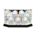 7 Baseball Display Case with Black Wood A693
