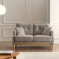 Cream Waterproof Fabric 2 Seater Sofa Q5299