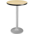 24 Round Folding Cafe Table Oak K7414
